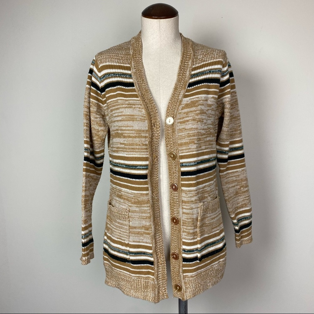Vintage Striped Cardigan